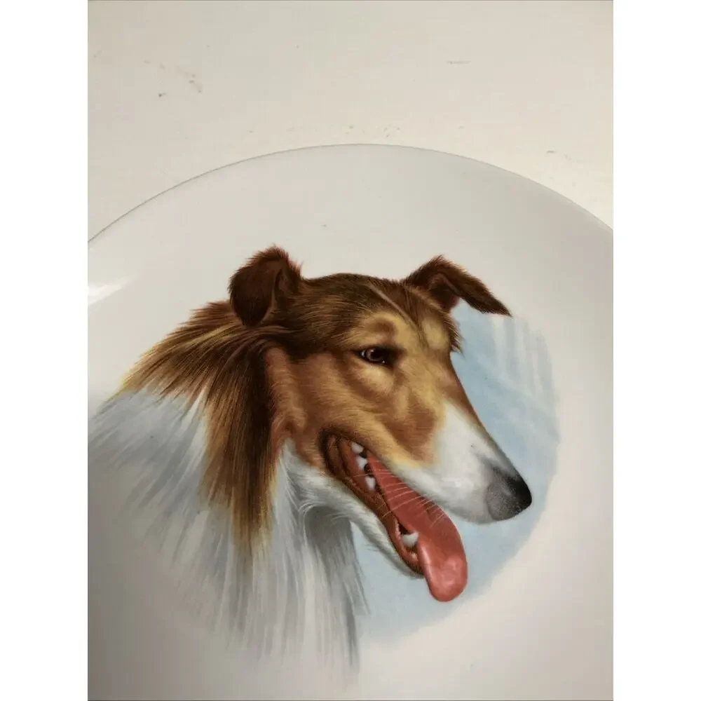 Small dish Golden Crown , Bavaria.Schumann Arzberg Germany collie / Sheltie